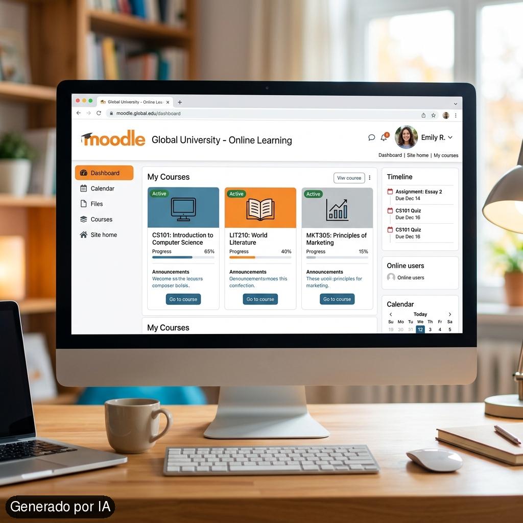 moodle - Generado por IA